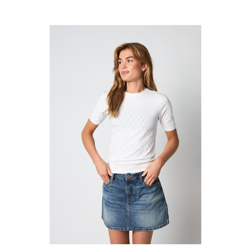 Hype the Detail t-shirt - Logoprint T-shirt - 3-600-200 - 1 White