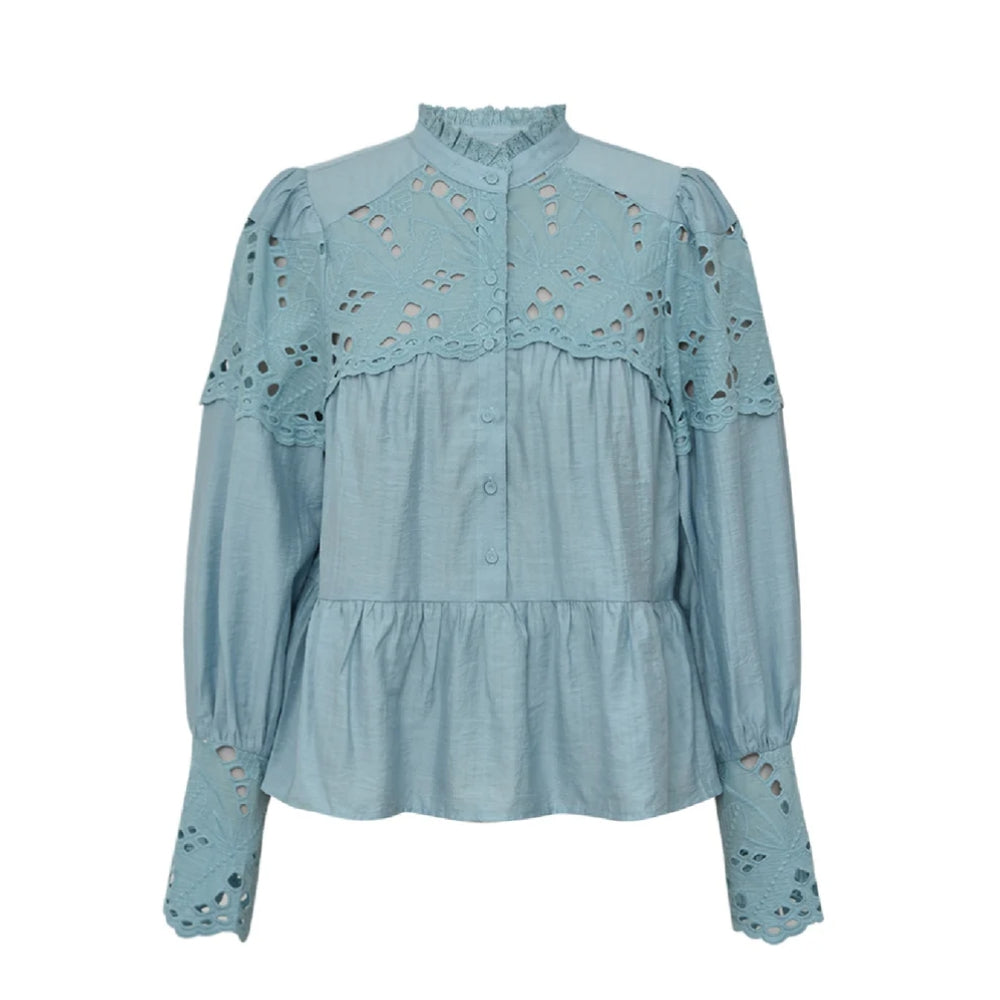 Gossia bluse - JolineGO blouse – G2340 – Light Blue