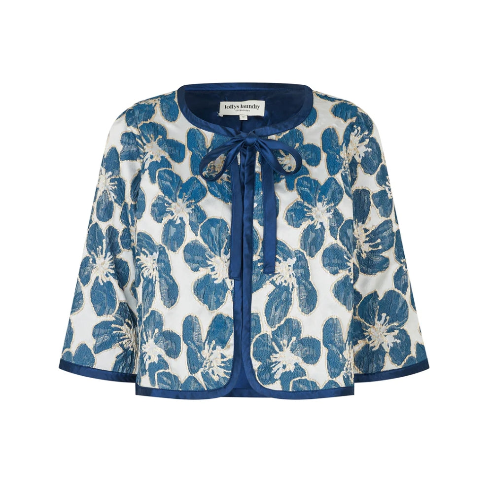 Lollys Laundry jakke - Trine LL Short Jacket 3/4 – 26185-6025 – 20 Blue