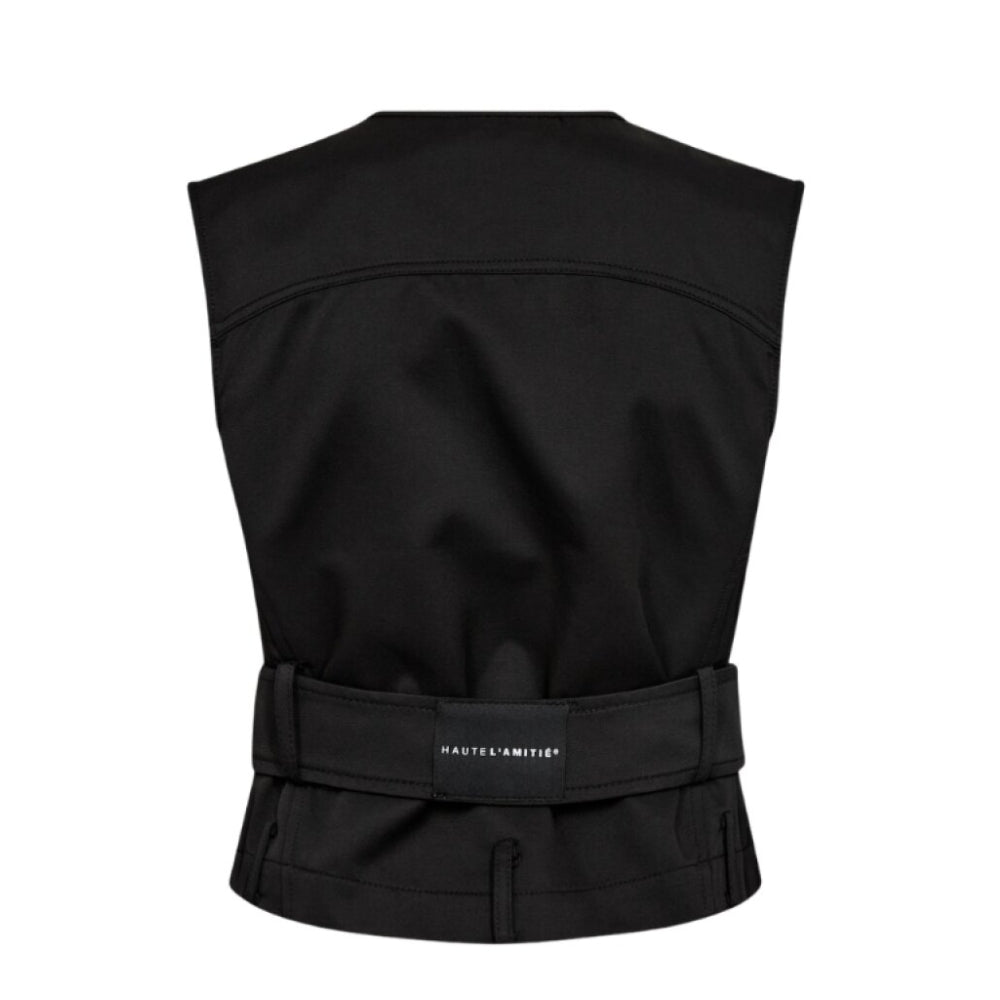 Haute L Amitie vest - Rabi Belt Vest – HL10835 – Black