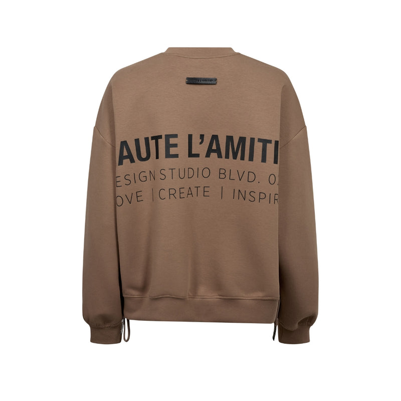 Hauté L’ Amitié sweatshirt – HL10714 (Brun)