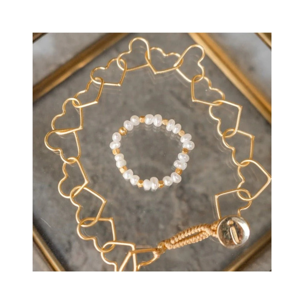 Ibu Jewels Armbånd IBU04 Heart (Guld)