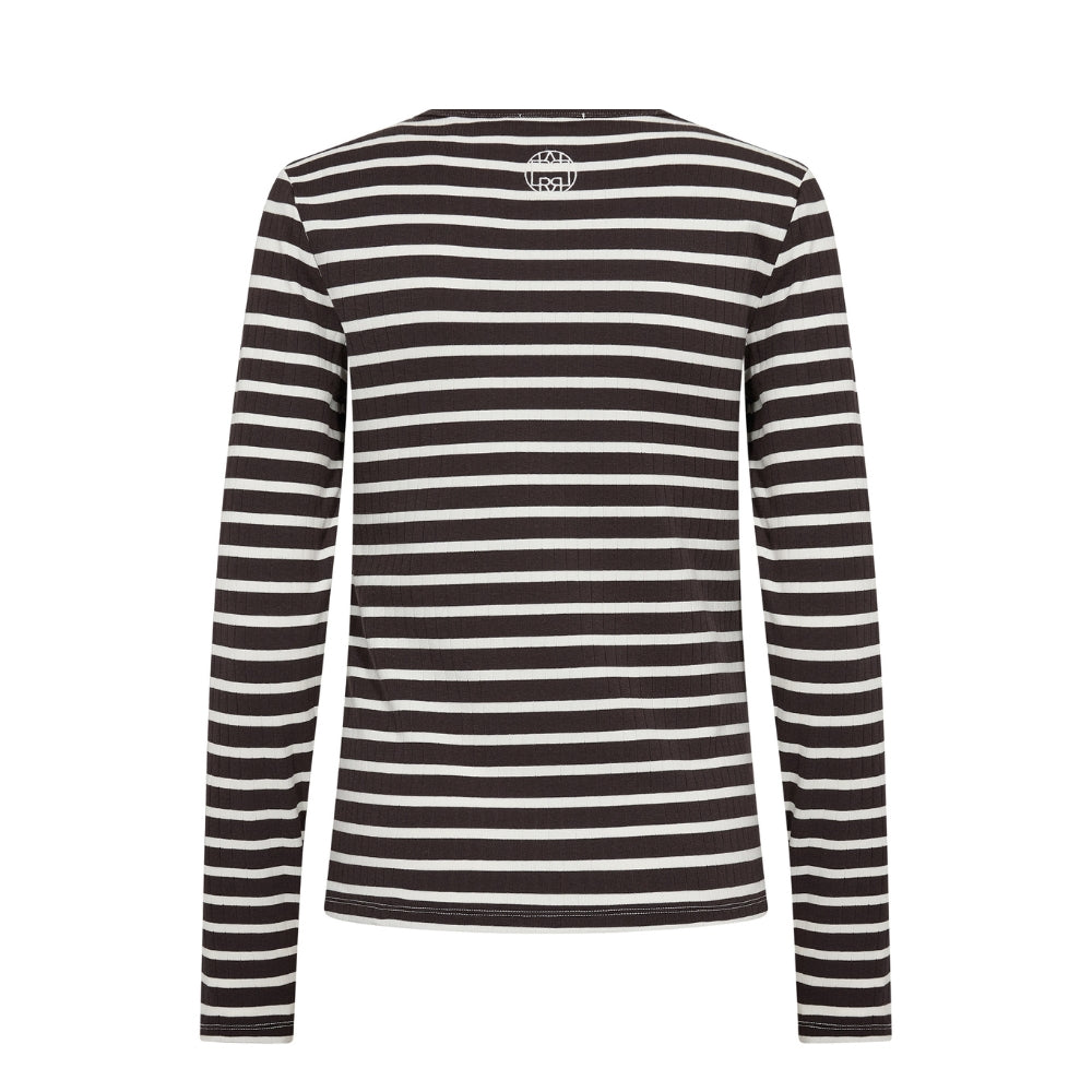 Levete Room stribet bluse - LR-Neddie 2 – 301685 – 8250C - After Dark Combi
