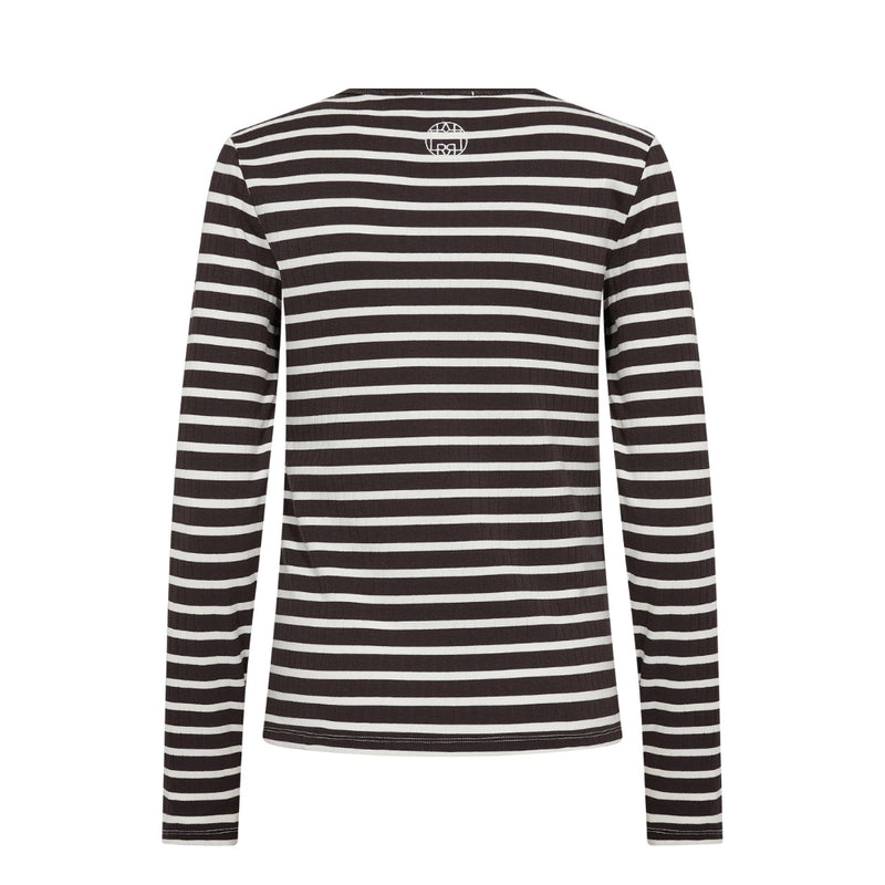 Levete Room stribet bluse - LR-Neddie 2 – 301685 – 8250C - After Dark Combi