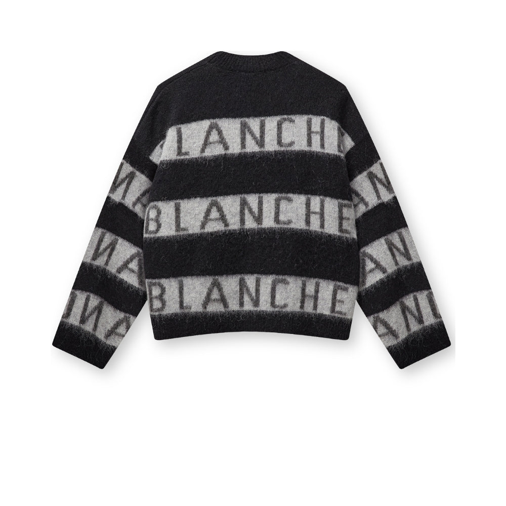 Blanche strik sweater - BL-Addy YD 3 – 33892 – 9999C Black Combi