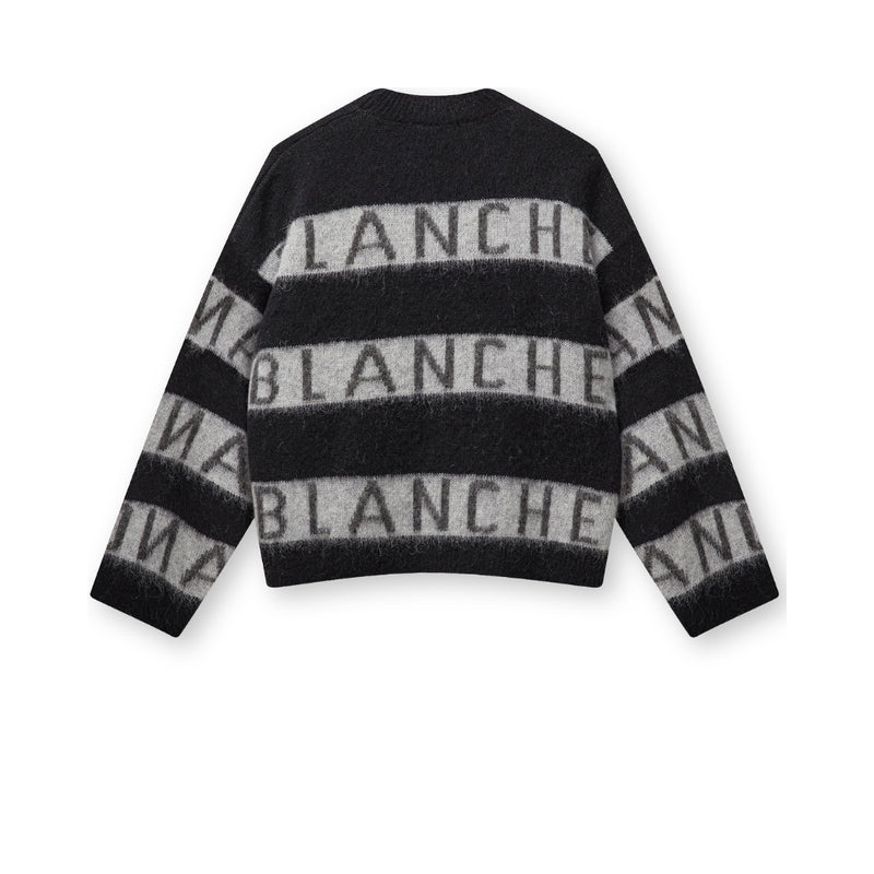 Blanche strik sweater - BL-Addy YD 3 – 33892 – 9999C Black Combi
