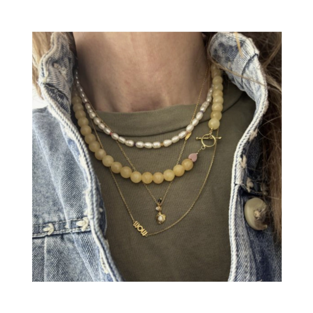 Stine A halskæde - Cherie Bon Bon Necklace - 2062-02-OS - Honey