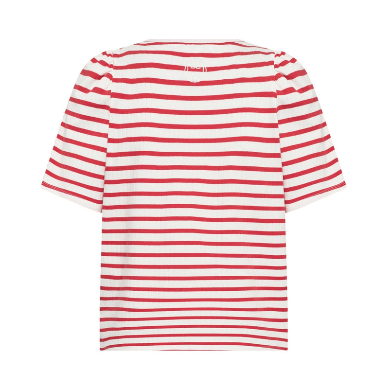 Levete Room stribet t-shirt - LR-Neddie 1 – 301683 - 4970CL Mars Red Combi