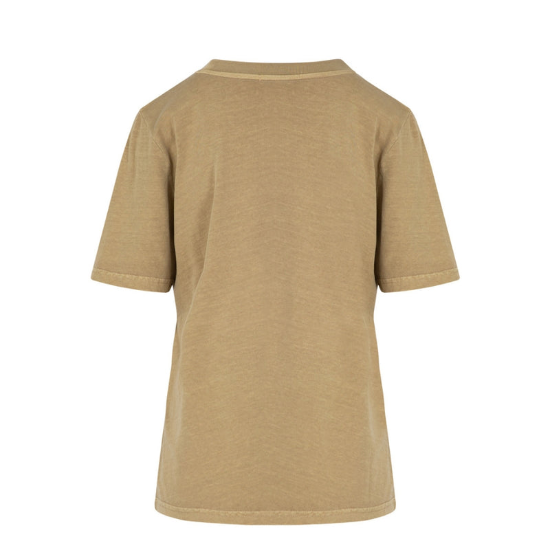 Coster Copenhagen t-shjrt - REVE Washed t-shirt Midi Ærme - 261-1502H - Washed sand