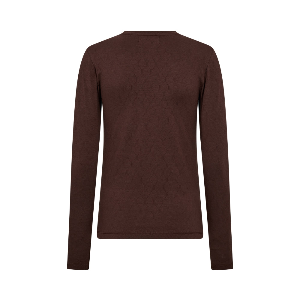 Hype the Detail bluse – 3-300-14-89 (Mørkebrun)