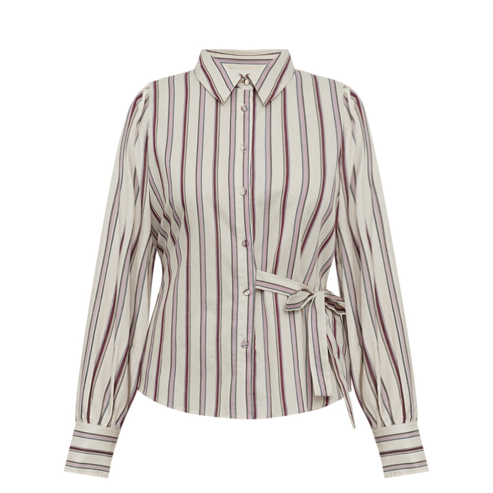 Gossia skjorte - FroGO Shirt – G3154 - Plum Stripes