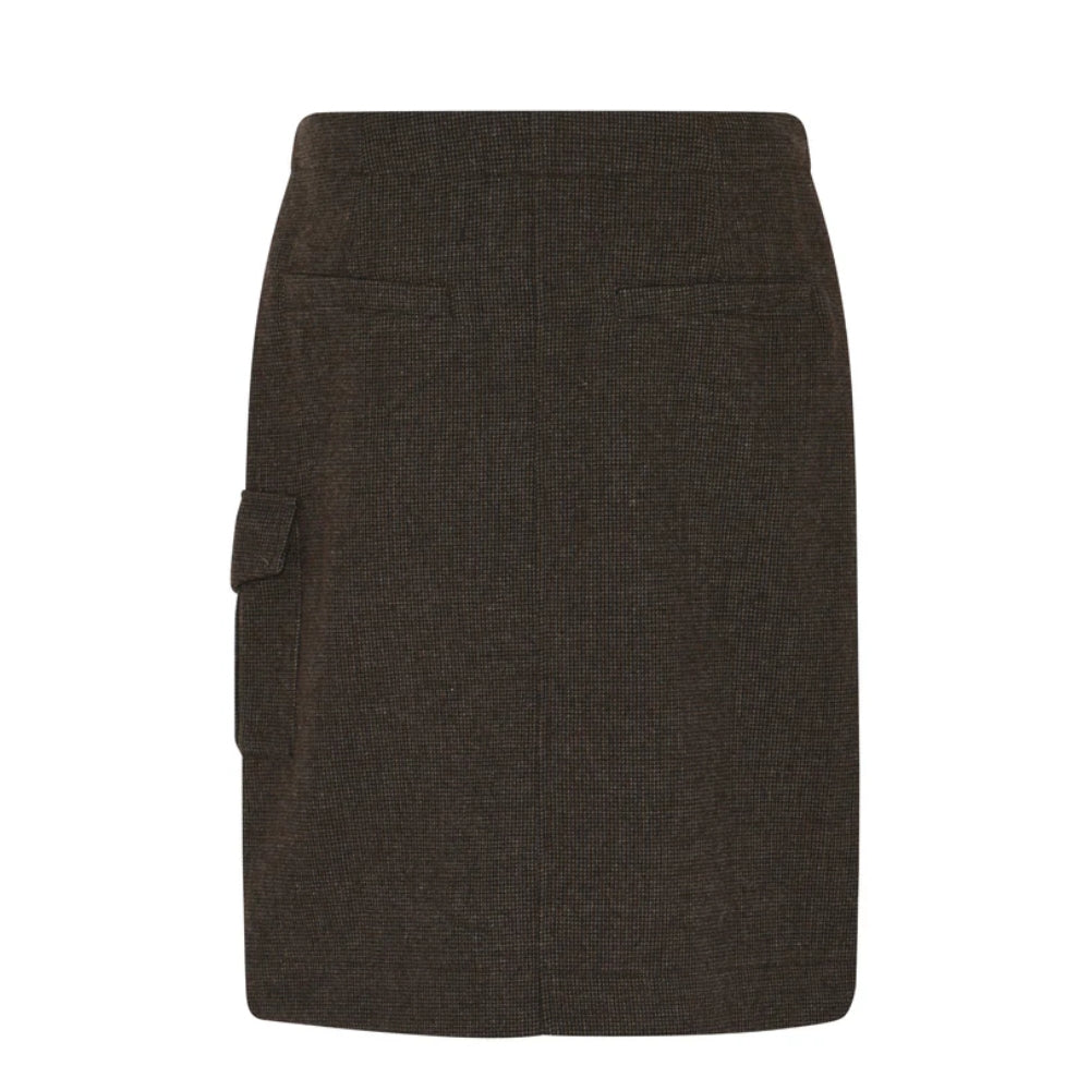 Humble nederdel - MargotHBS Skirt - 14881 - Brown combi