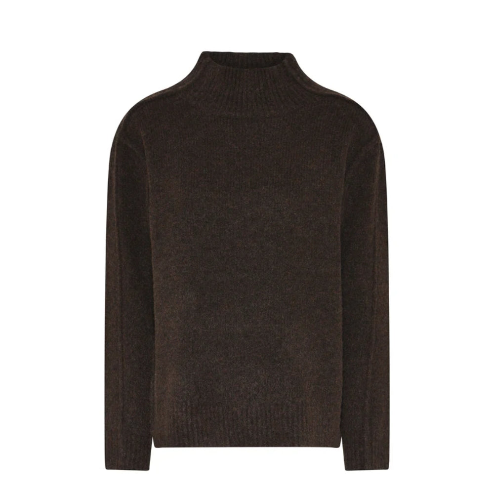 Humble strik - MazieHBS Pullover – 10896 – Dark Brown
