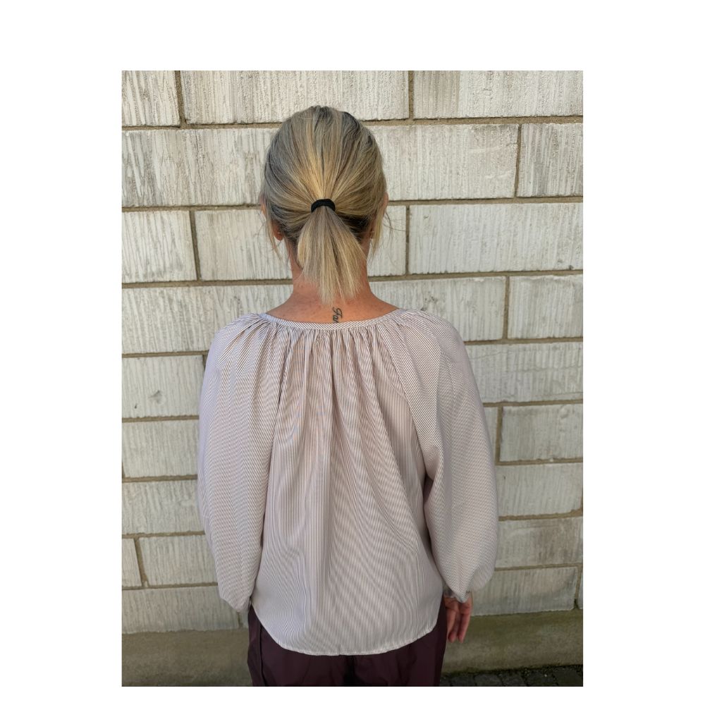 Boho Love bluse -Bluse – B1417 – Taupe