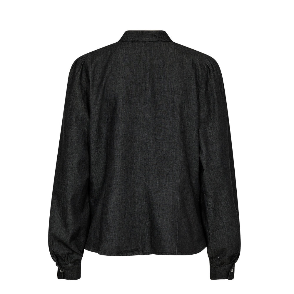 Gossia denim skjorte -  AsaliGO Shirt - G2097 - Black Chambrey Udsalg på tøj