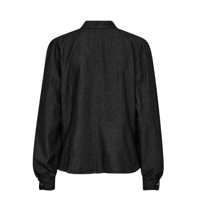 Gossia denim skjorte -  AsaliGO Shirt - G2097 - Black Chambrey Udsalg på tøj