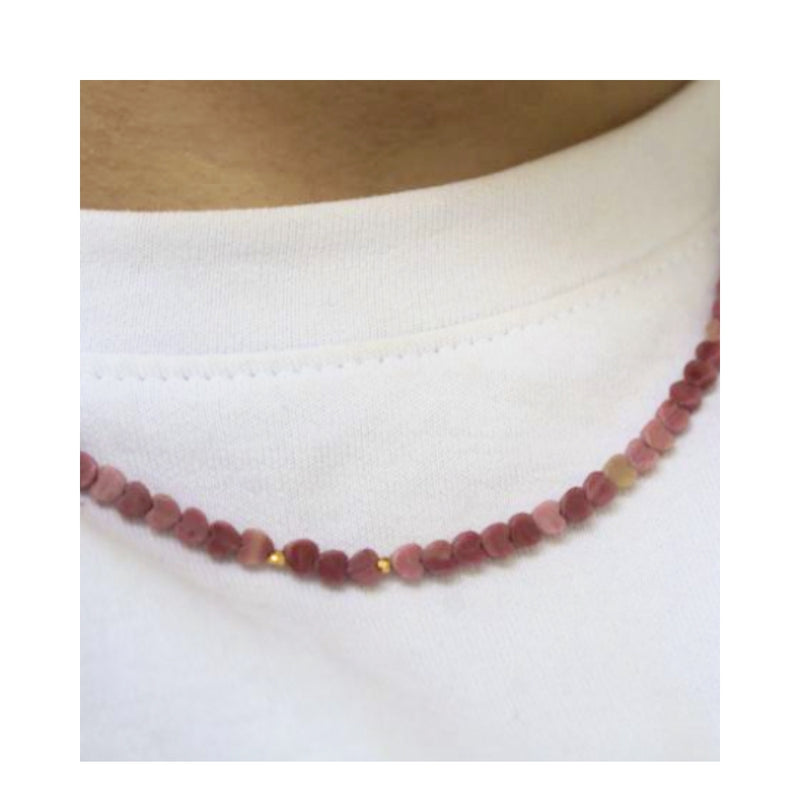 Stine A halskæde - Pink Love Hearts Necklace – 2073-02-OS