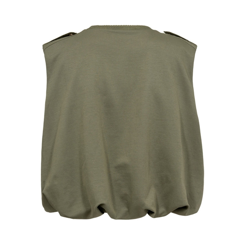 Gossia top - LuanaGO Tee – G3032 – (Dusty green)