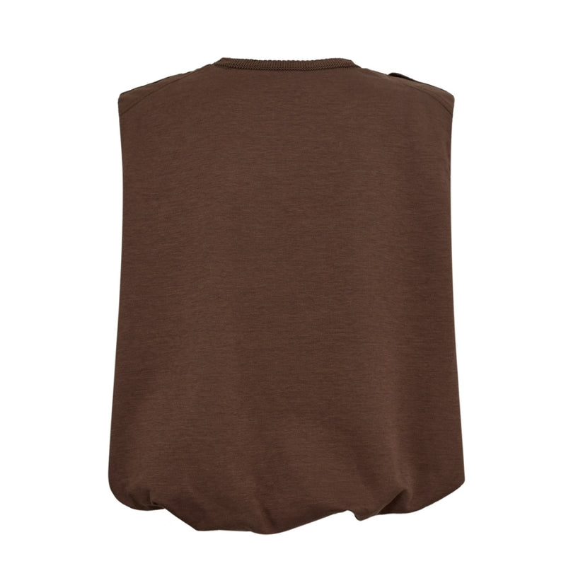 Gossia top - LuanaGO Tee – G3032 – (Coffee)