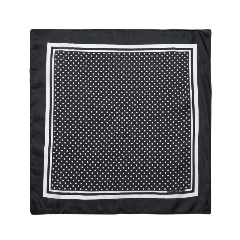 Sofie Schnoor tørklæde - Miasw scarf – S251910 – 9096 black/ off white