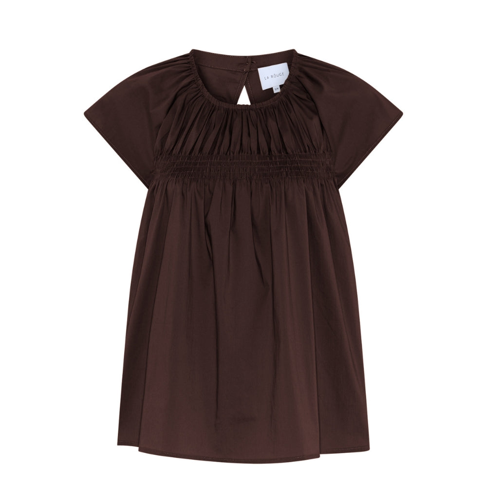 La Rouge top - Vilma Sleeveless Top – LR1929 – Dark Brown