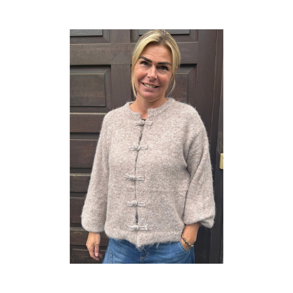 Lecoco cardigan – Angie 35289 (Sand)