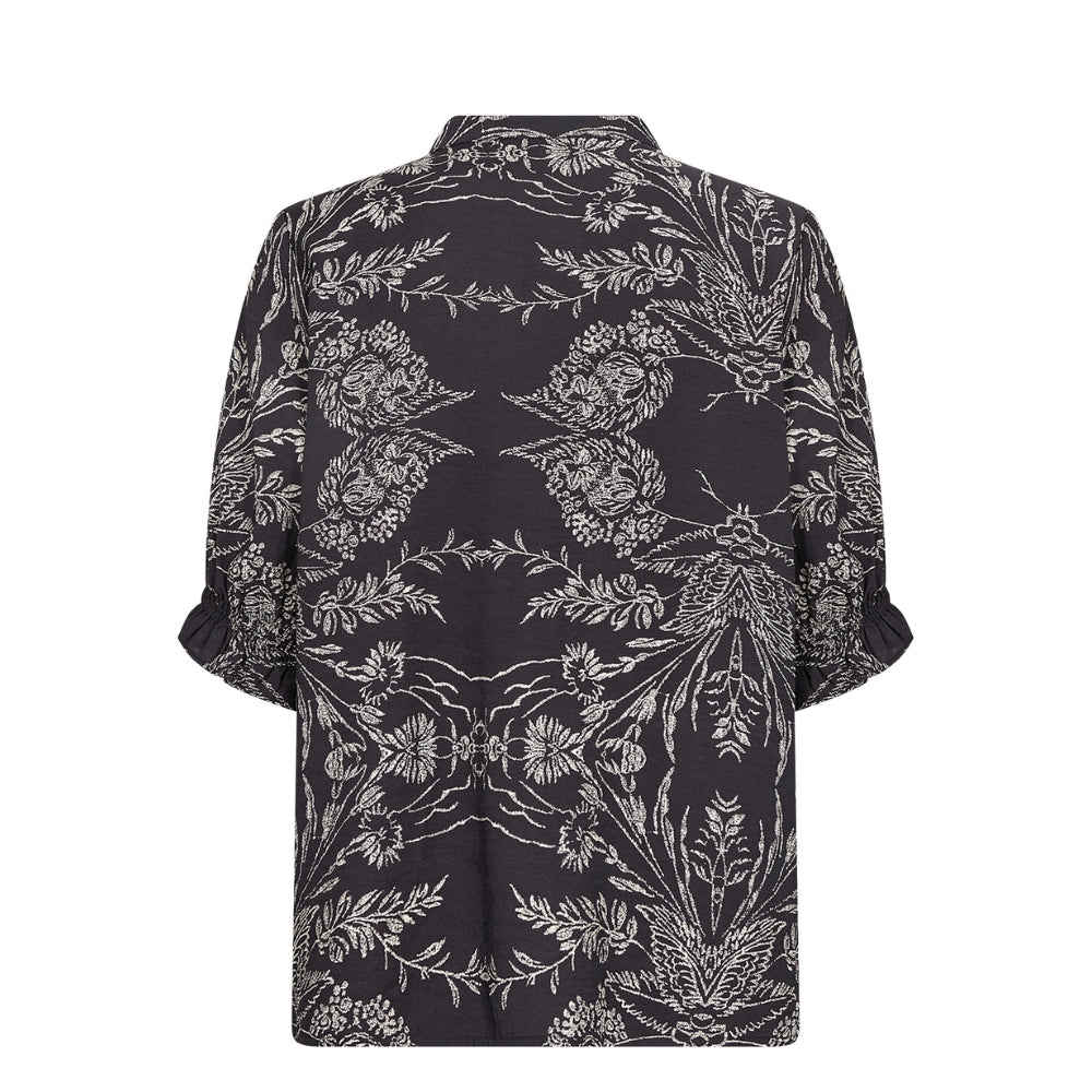 Levete Room skjorte - LR-Soffi 1 – 301584 – 9999C Black Combi