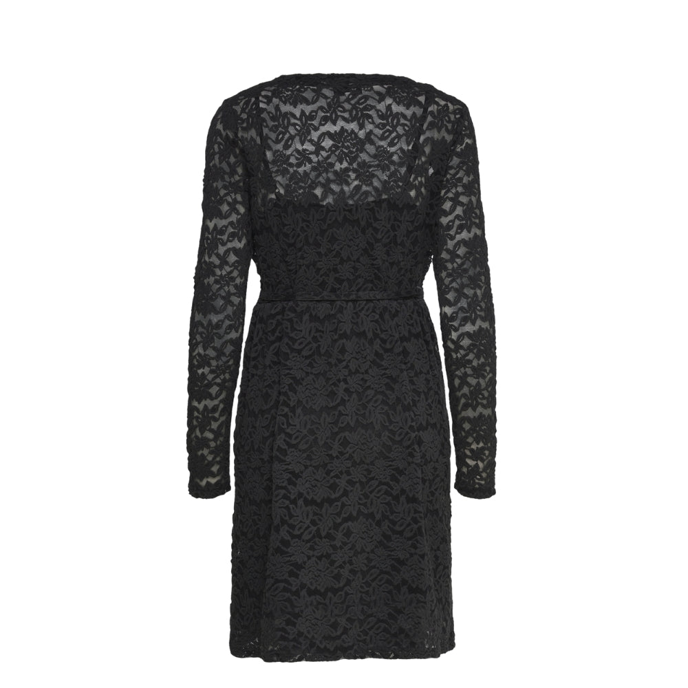 Rosemunde blonde kjole Delicia wrap dress – W0968-010 – Black Sort