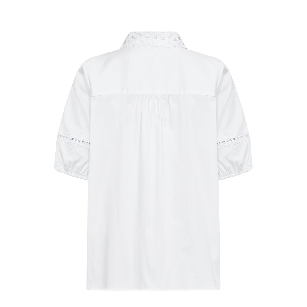 Levete Room skjorte - Isla Solid 144 – 301610 – 1000 White