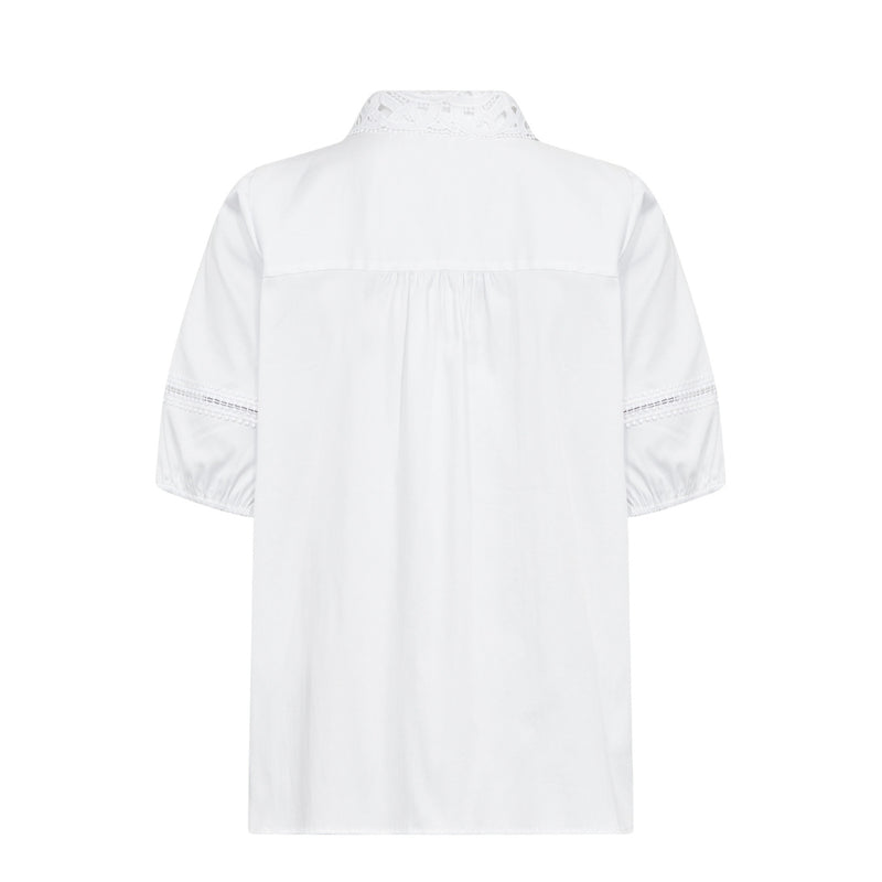 Levete Room skjorte - Isla Solid 144 – 301610 – 1000 White