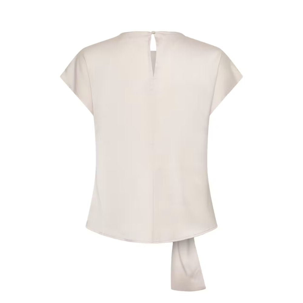 InWear bluse - SatineIW Knot Top –  30113427– Haze/Nature