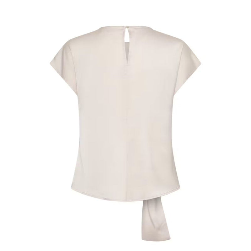 InWear bluse - SatineIW Knot Top –  30113427– Haze/Nature