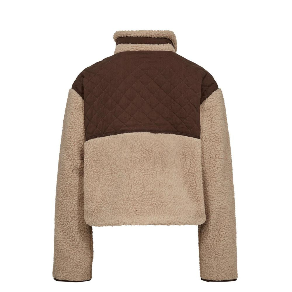 Gossia plys jakke -LitsyGO Jacket – G3052 – Sand Brown Mix