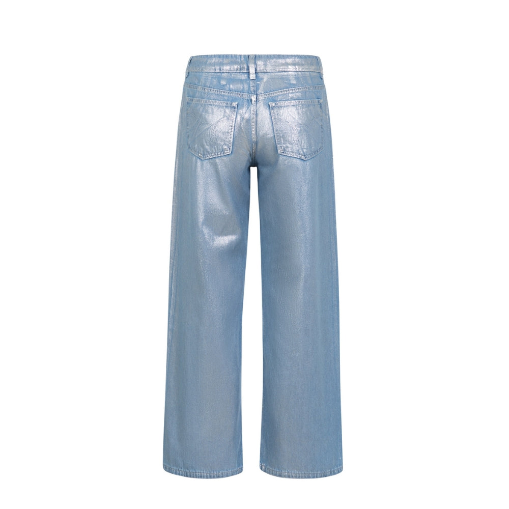 Coster Copenhagen sølv jeans Glitter jeans, Petra fit - 252-3205 - Silver