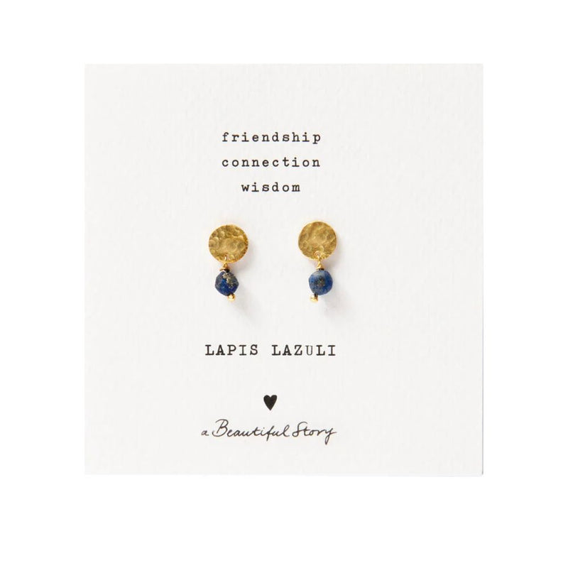 A Beautiful Story øreringe – Mini Coin Lapis (Guld)