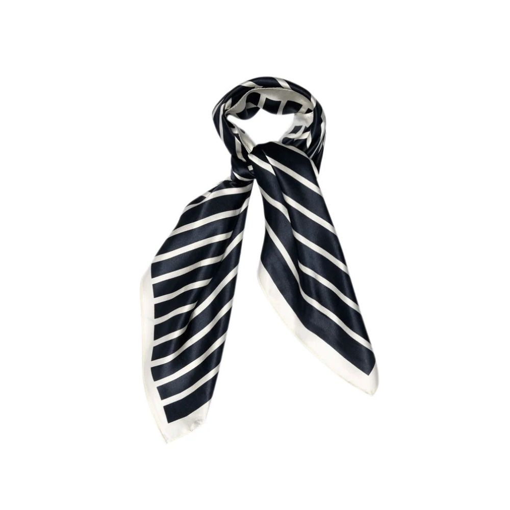 Sneaky Fox tørklæde -Lines (Navy)