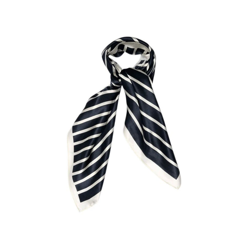 Sneaky Fox tørklæde -Lines (Navy)