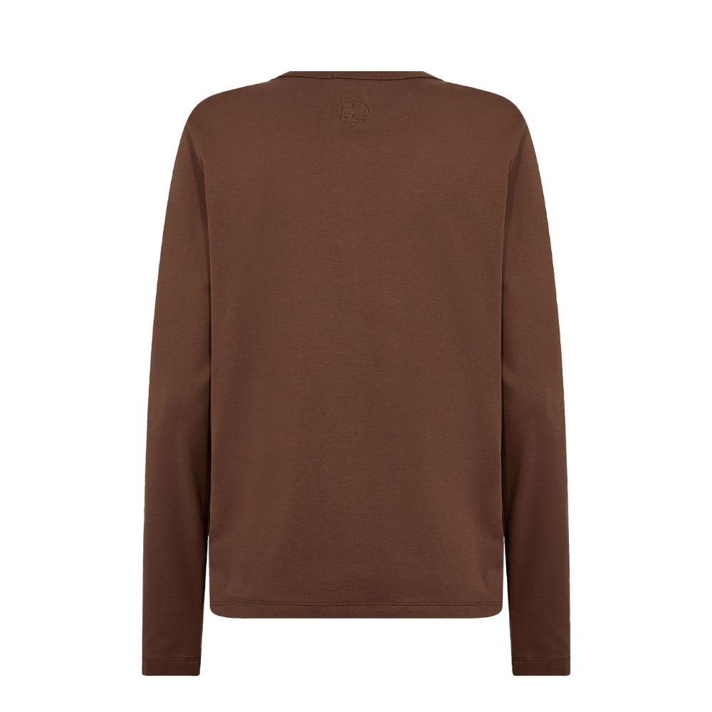 Levete Room bluse - LR-Paloma 8 – 301646 – 8125 Fondue Fudge