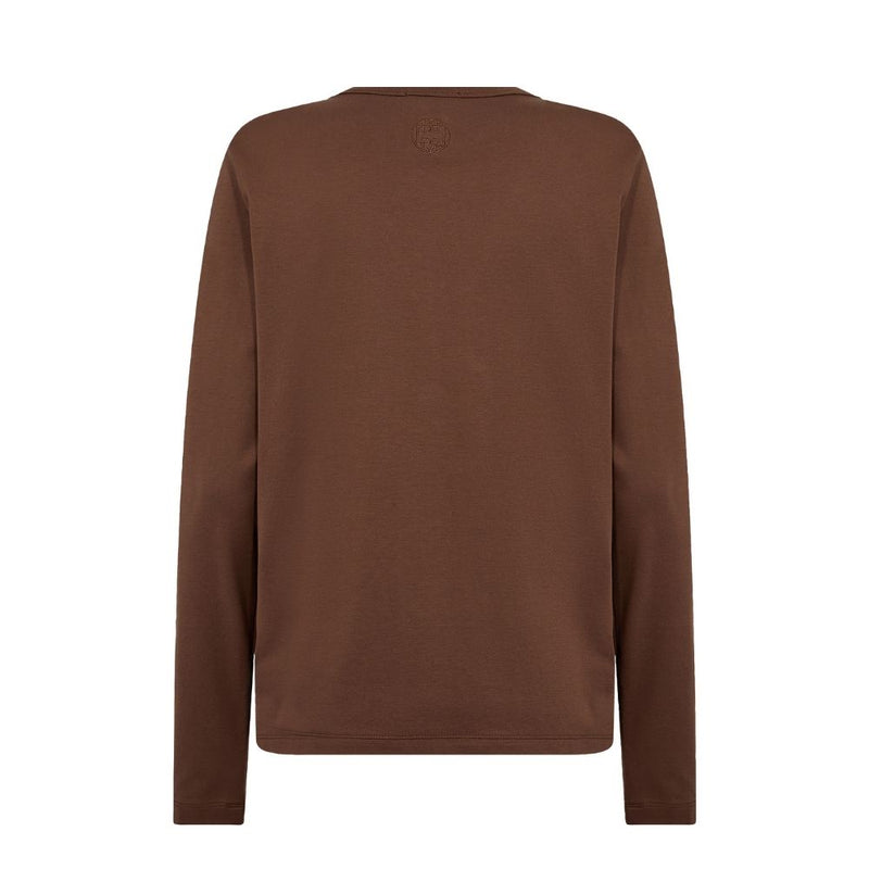 Levete Room bluse - LR-Paloma 8 – 301646 – 8125 Fondue Fudge