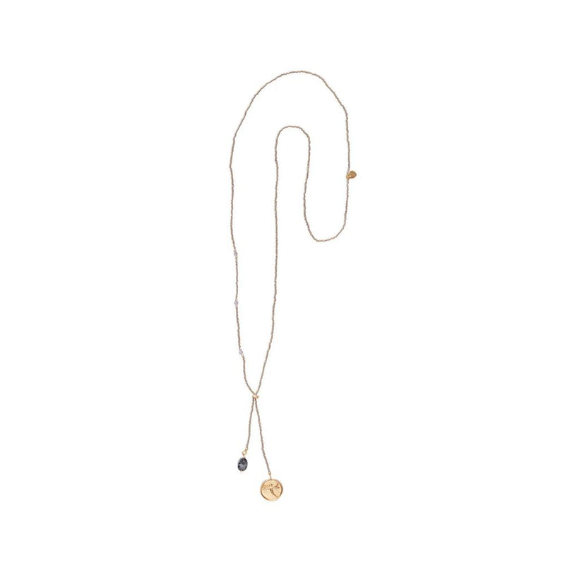A Beautiful Story halskæde – Purpose Labradorite (Guld)