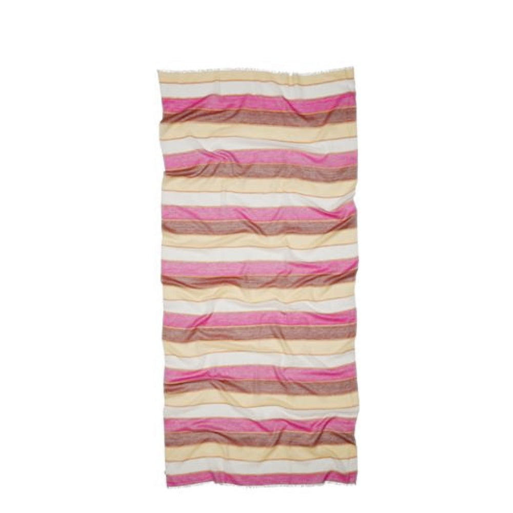 Beck Sondergaard tørklæde - Stribella Cowea Scarf – 2604300013 – 1341 Cone Flower Pink