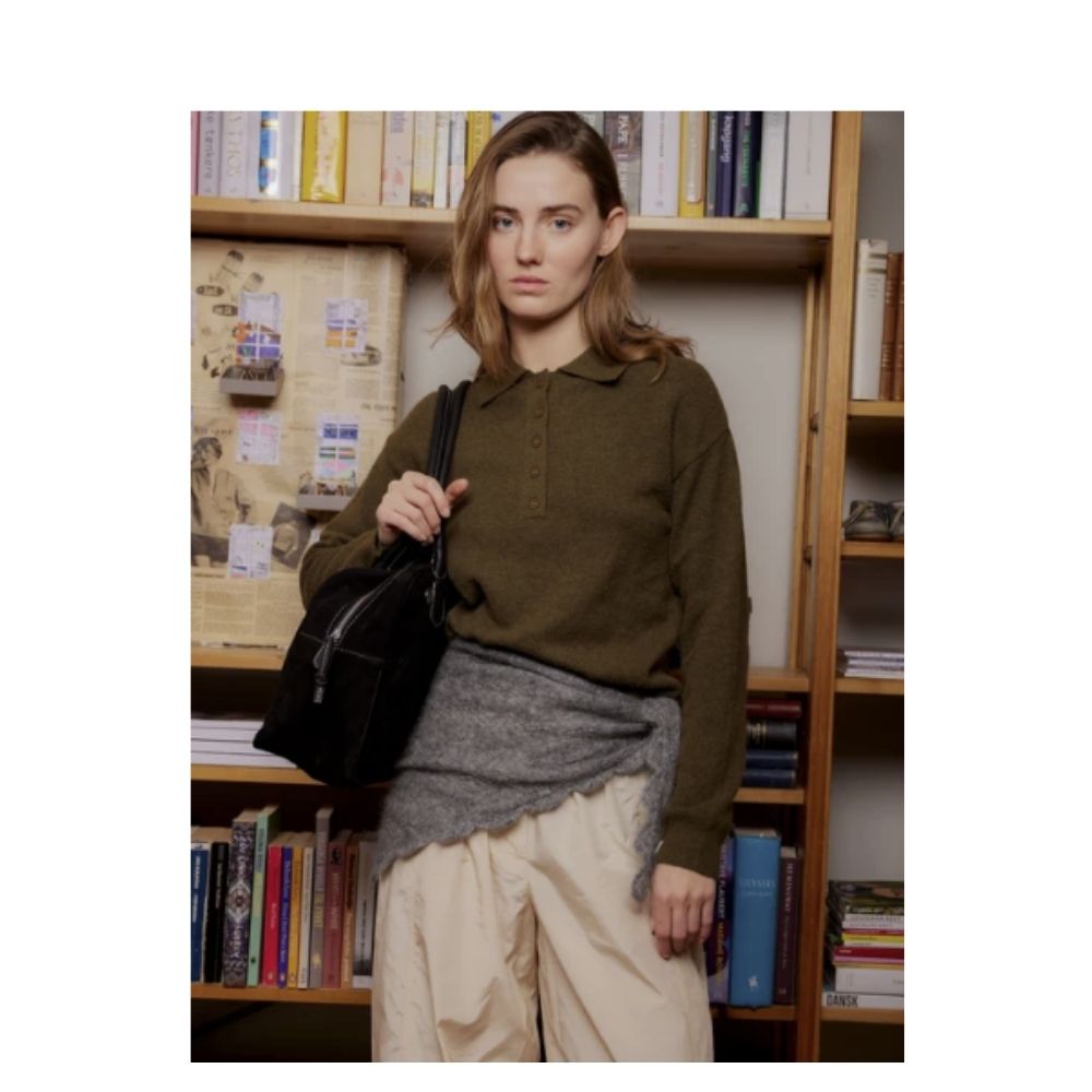 Beck Sondergaard - Opany Triangle Scarf – 260730006000780101 – Grey Melange