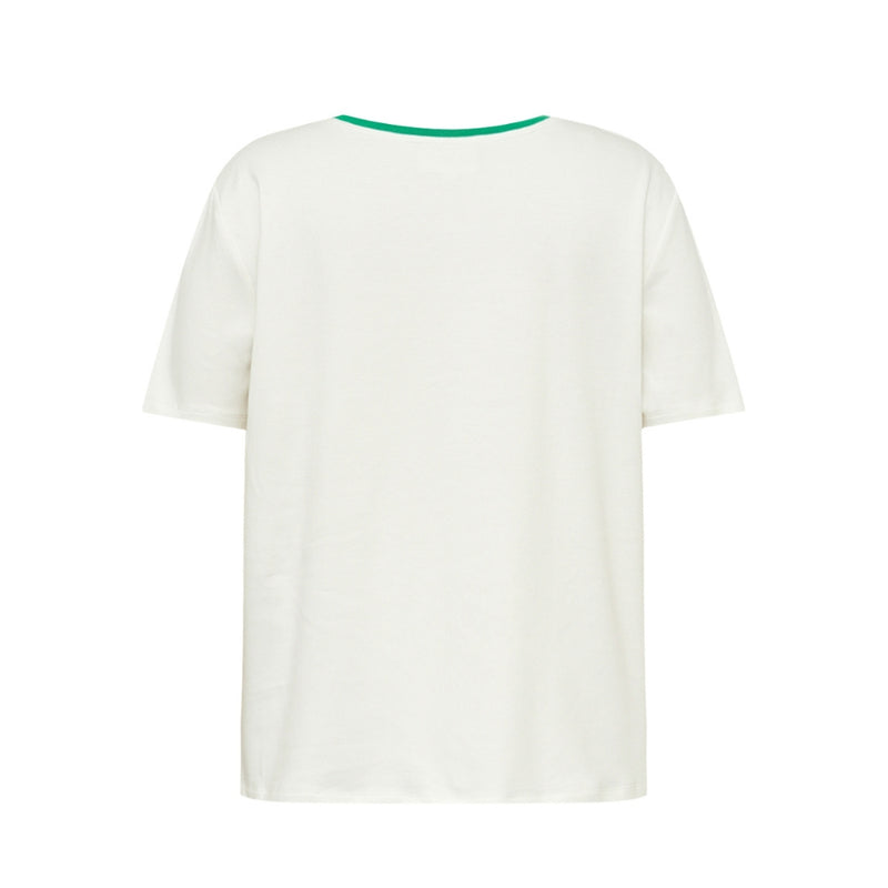 Gossia t-shirt BasGO (Creme/Grøn)