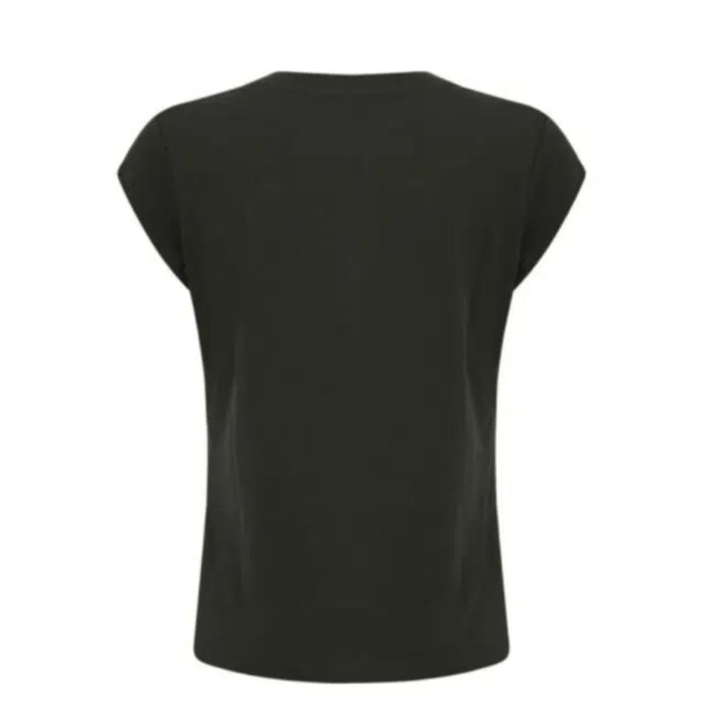 CC Heart basic v-neck t-shirt – CCH1101 – Hunter Green mørkegrøn army
