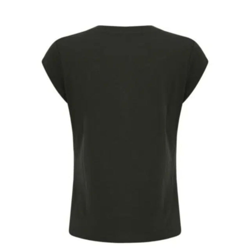 CC Heart basic v-neck t-shirt – CCH1101 – Hunter Green mørkegrøn army