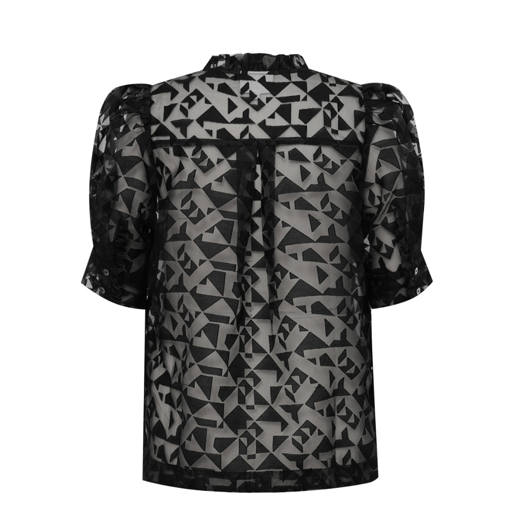 Gossia bluse – AmarGo Ink (Sort)
