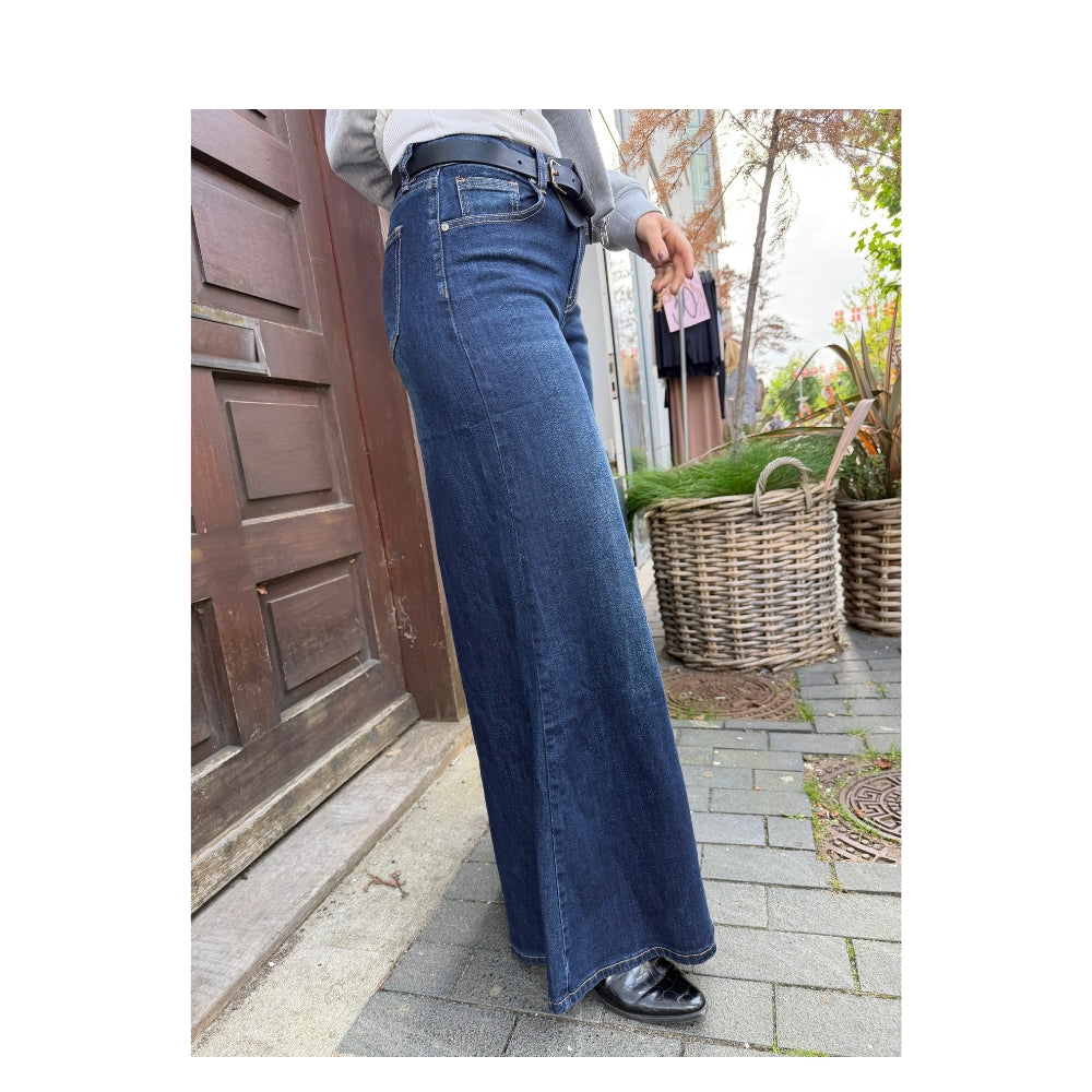 Qnuz jeans – Wide leg 9448 (Denim)