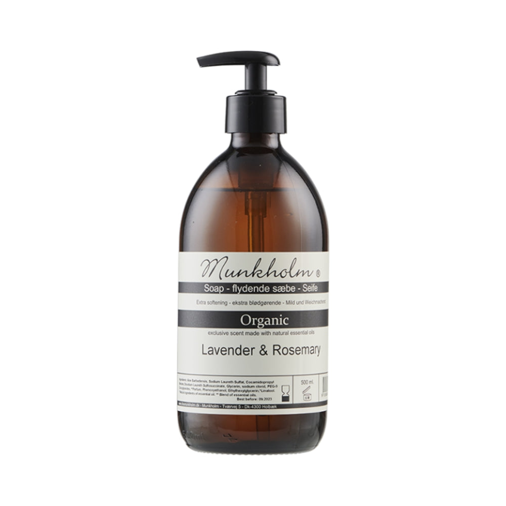 Munkholm– Organic sæbe Rose & Sandelwood 500ml