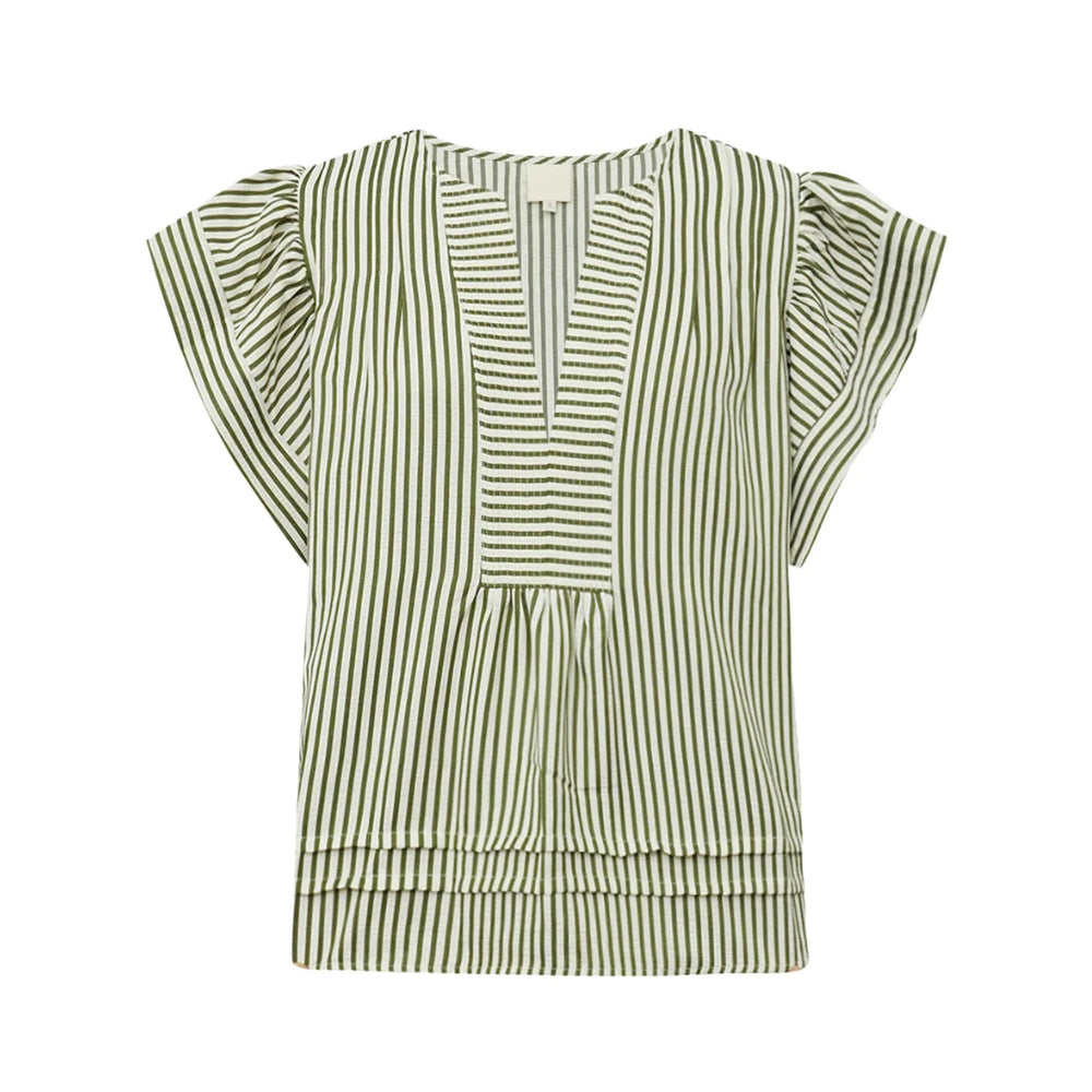 Gossia Top – MinkaGO (Grøn/hvid)