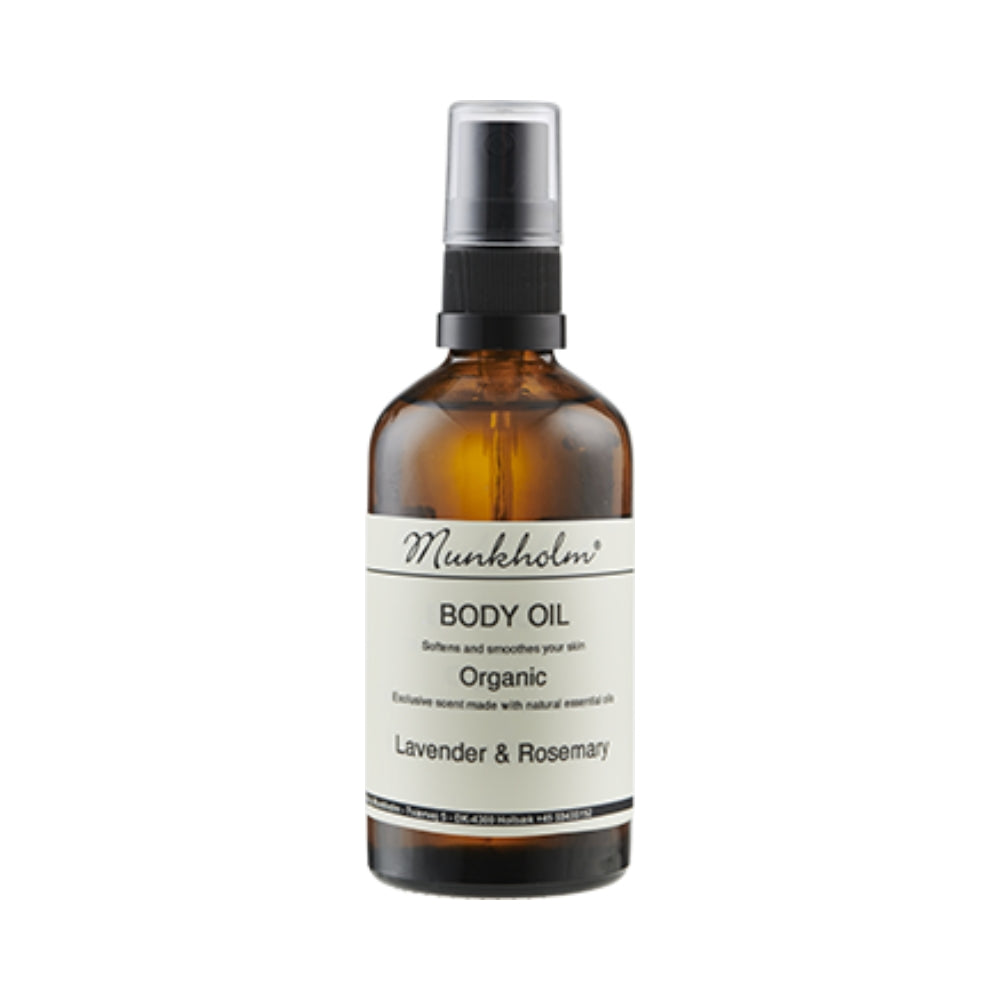 Munkholm– Organic Bodyoil Rose & Sandelwood 100ml (Kopi)